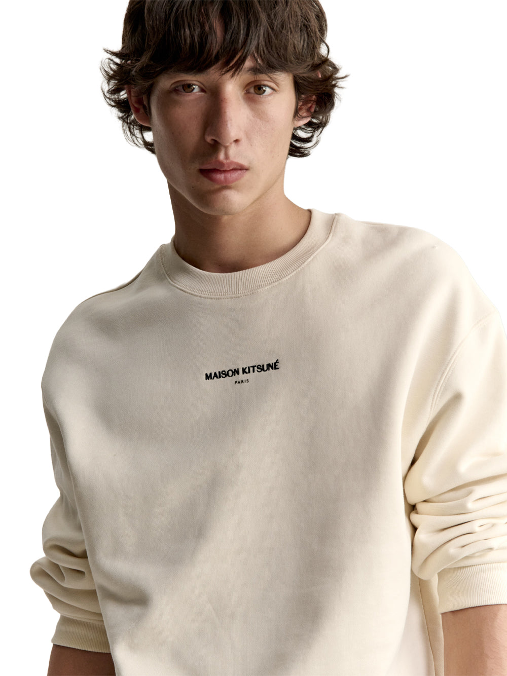 MAISON KITSUNÉ-COMFORT SWEATSHIRT-MRMJS10KM0341 0063 NOBLE BEIGE