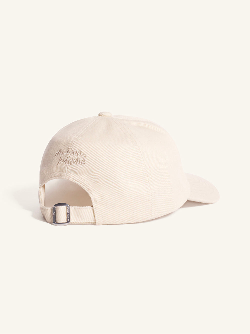 MAISON KITSUNÉ-FOX HEAD CAP-PM06100WW0096 0428 DRIFTWOOD