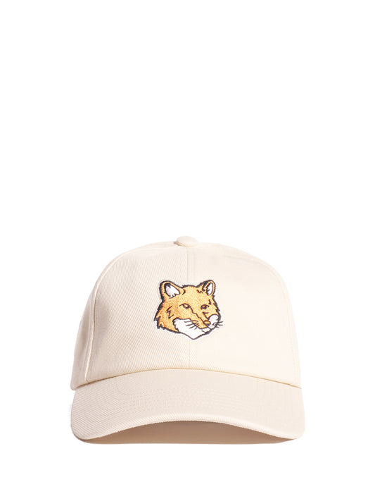 MAISON KITSUNÉ-FOX HEAD CAP-PM06100WW0096 0428 DRIFTWOOD