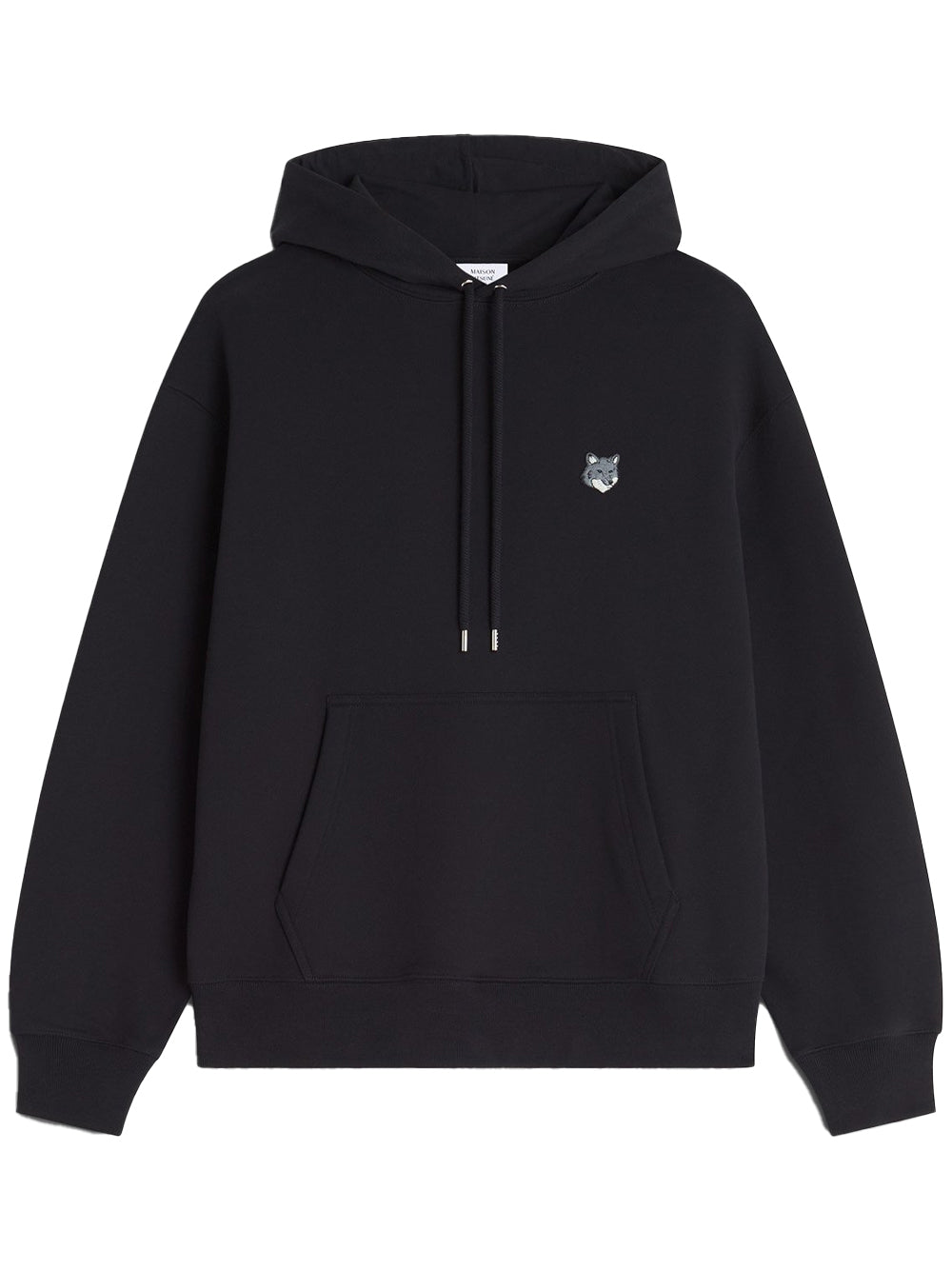 MAISON KITSUNÉ-FOX HEAD COMFORT HOODIE-PM00703KM0341 P199 BLACK
