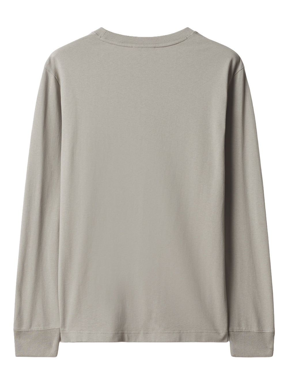 MAISON KITSUNÉ-FOX HEAD COMFORT LS TEE-PM00119KJ7025 0590 SOFT TAUPE