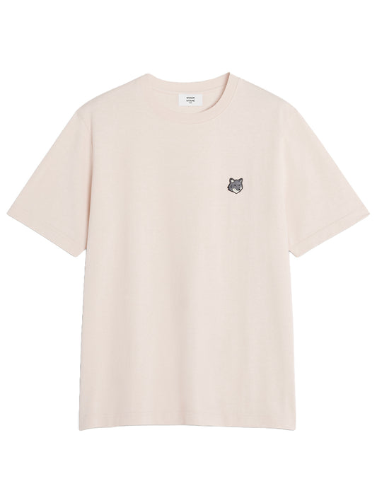 MAISON KITSUNÉ-FOX HEAD COMFORT TEE-PM00108KJ7025 0447 LILAC POWDER