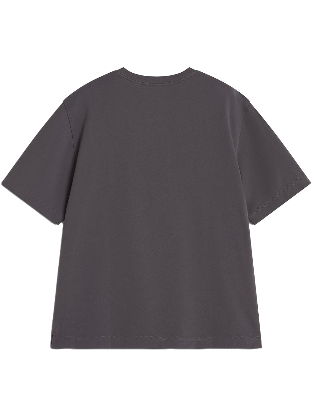 MAISON KITSUNÉ-FOX HEAD OVERSIZE TEE-PM00109KJ0119 P180 CHARCOAL