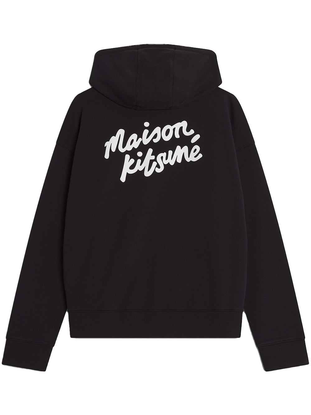 MAISON KITSUNÉ-MAISON KITSUNÉ HANDWRITING OVERSIZE HOODIE-PM00704KM0340 P199 BLACK