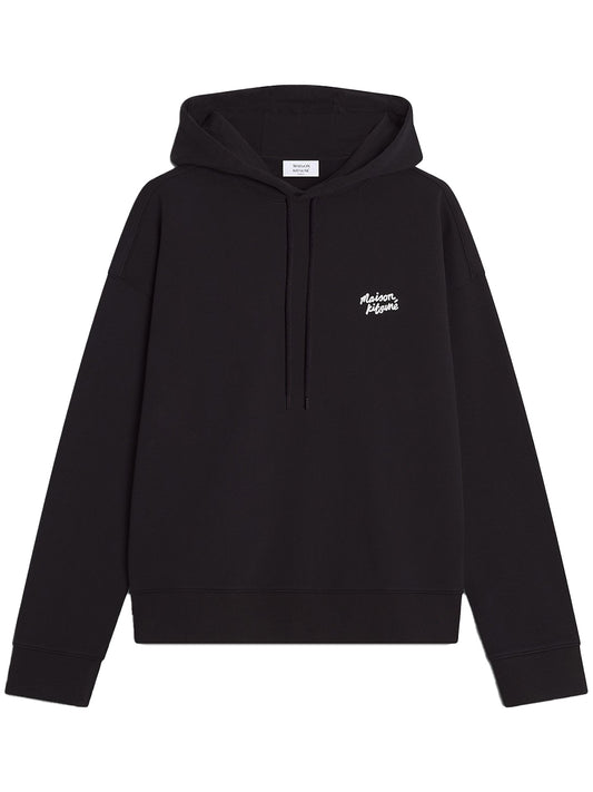 MAISON KITSUNÉ-MAISON KITSUNÉ HANDWRITING OVERSIZE HOODIE-PM00704KM0340 P199 BLACK