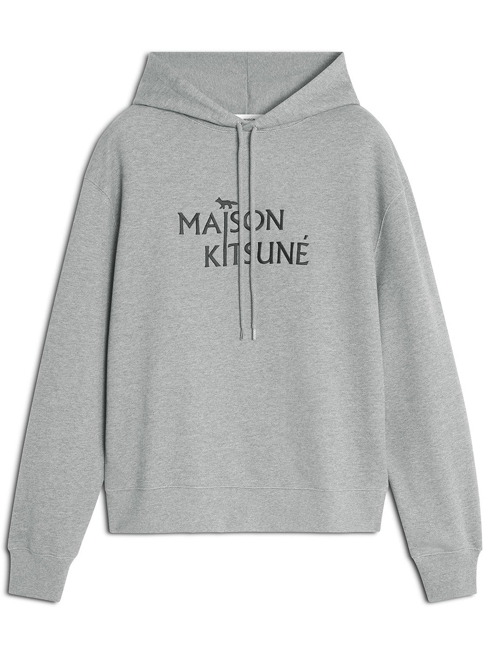 MAISON KITSUNÉ-MAISON KITSUNÉ PILLAR COMFORT HOODIE-PM00701KM0341 H131 MEDIUM GREY MELANGE