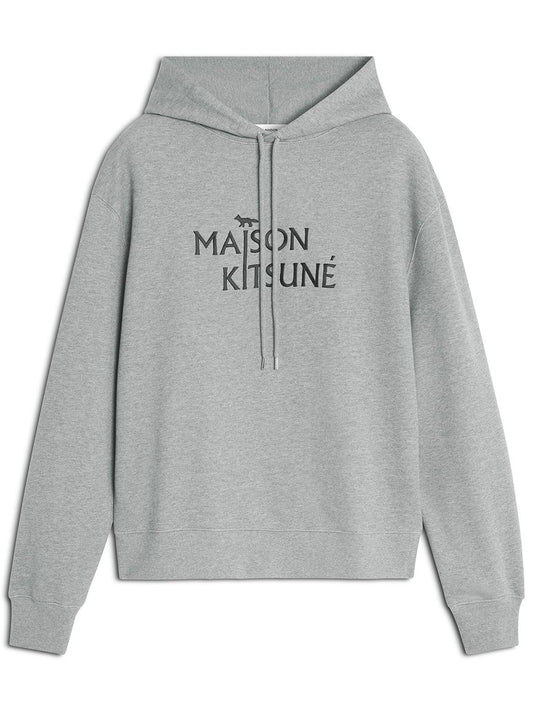 MAISON KITSUNÉ-MAISON KITSUNÉ PILLAR COMFORT HOODIE-PM00701KM0341 H131 MEDIUM GREY MELANGE