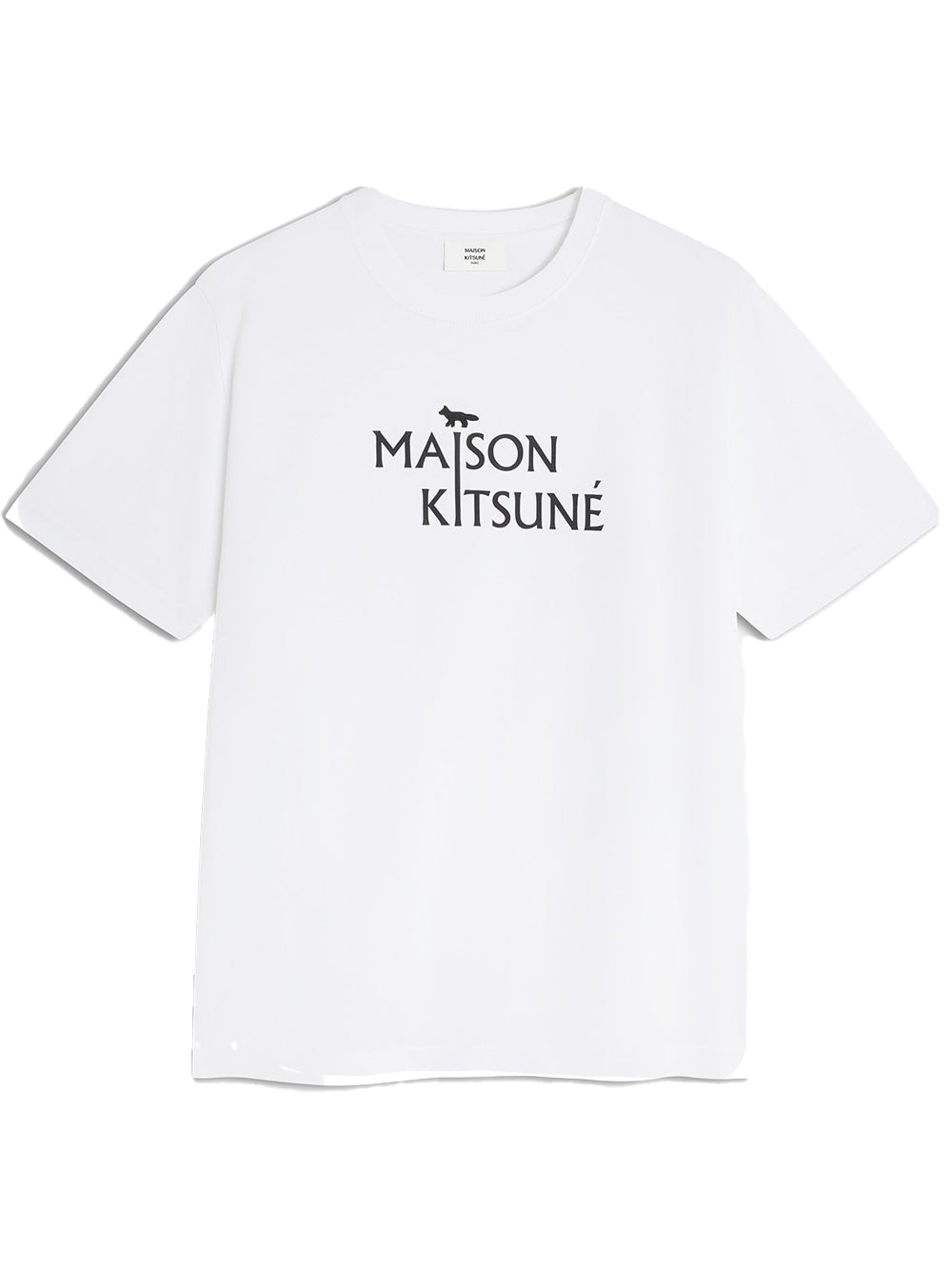 MAISON KITSUNÉ-MAISON KITSUNÉ PILLAR COMFORT TEE-PM00115KJ7025 P100 WHITE