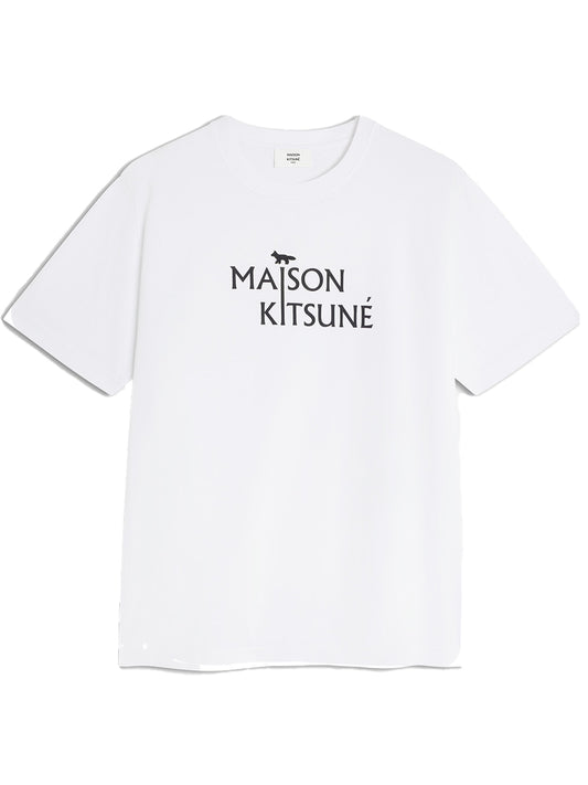 MAISON KITSUNÉ-MAISON KITSUNÉ PILLAR COMFORT TEE-PM00115KJ7025 P100 WHITE