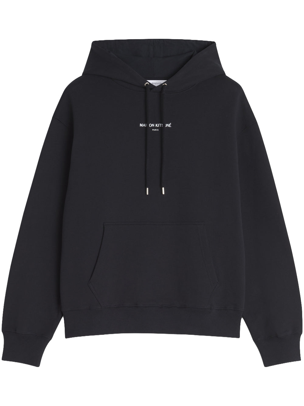MAISON KITSUNÉ-PARIS COMFORT HOODIE-QM00700KM0341 P199 BLACK