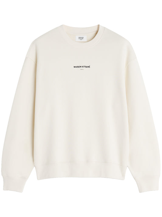 MAISON KITSUNÉ-PARIS COMFORT SWEATSHIRT-QM00300KM0341 0063 NOBLE BEIGE