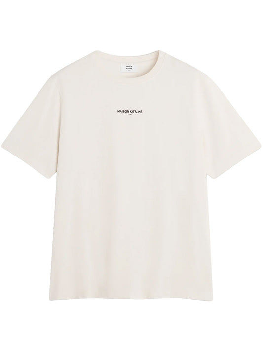 MAISON KITSUNÉ-PARIS COMFORT TEE-QM00100KJ7025 0063 NOBLE BEIGE