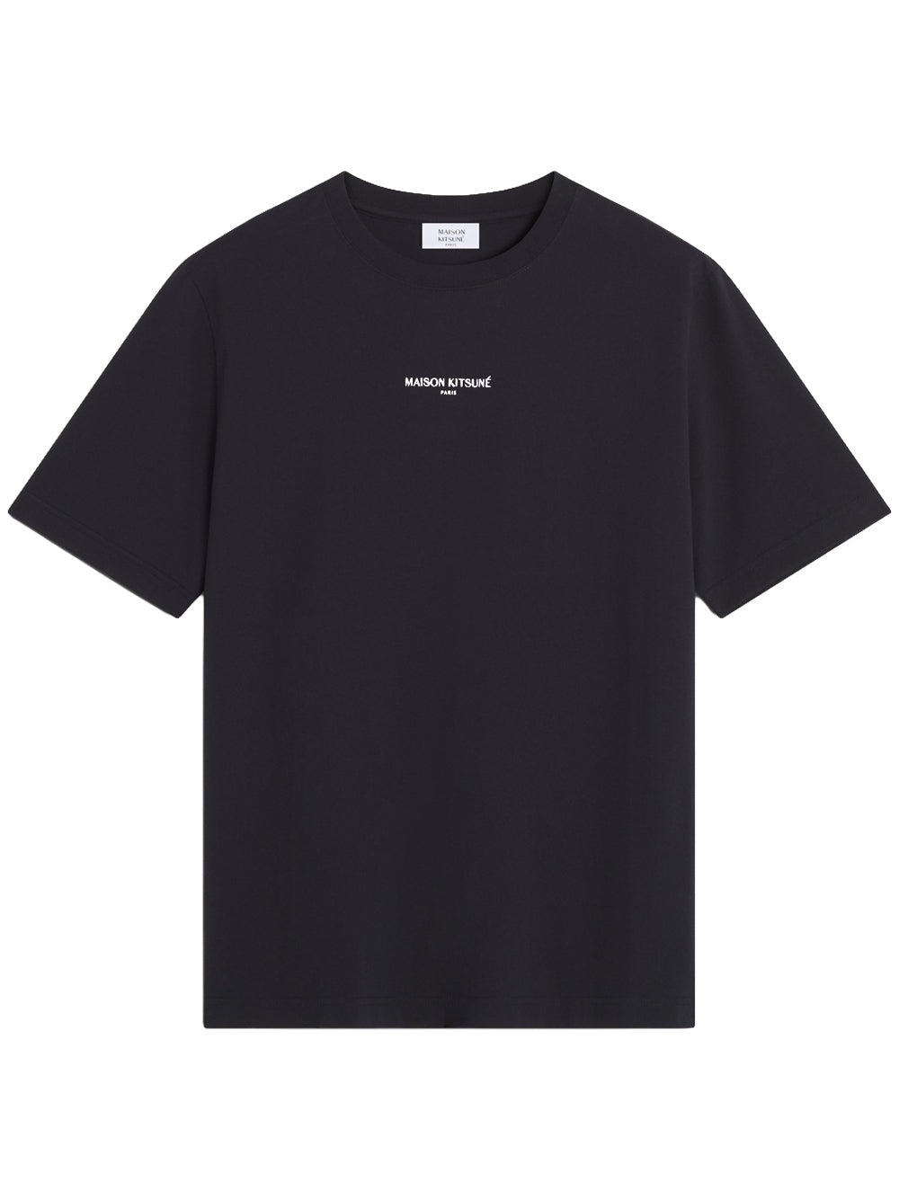 MAISON KITSUNÉ-PARIS COMFORT TEE-QM00100KJ7025 P199 BLACK