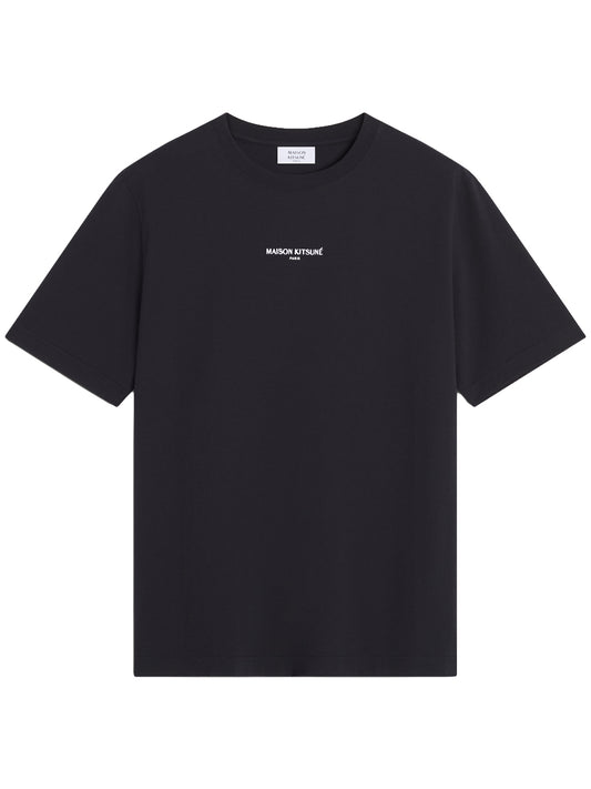 MAISON KITSUNÉ-PARIS COMFORT TEE-QM00100KJ7025 P199 BLACK