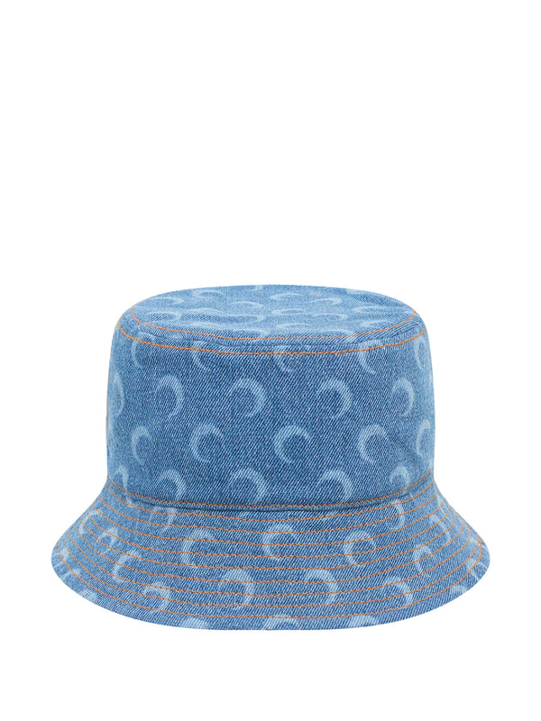 MOON LASER DENIM BUCKET HAT