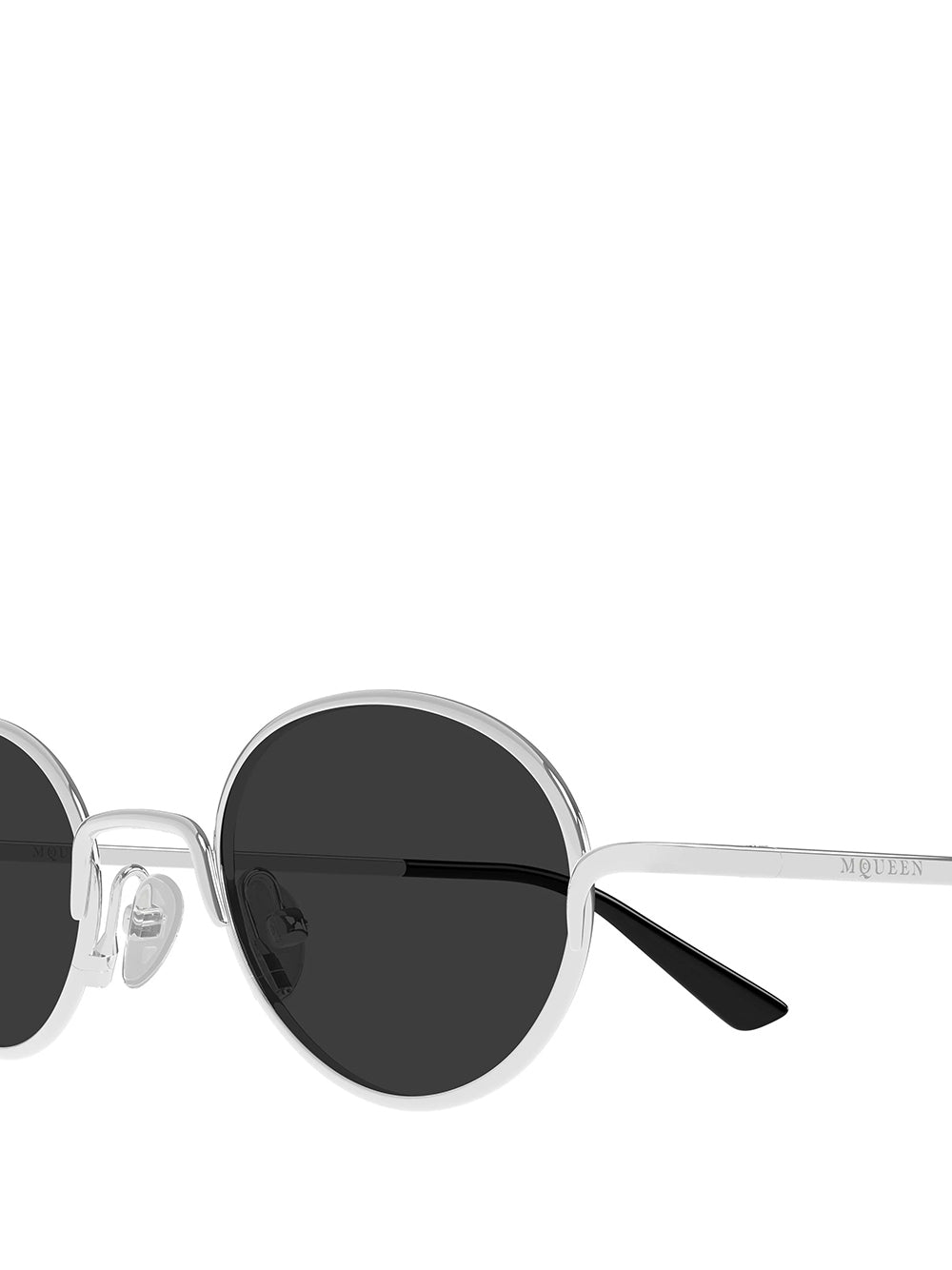 McQUEEN-AM0562S-AM0562S.001 001 SILVER/GREY