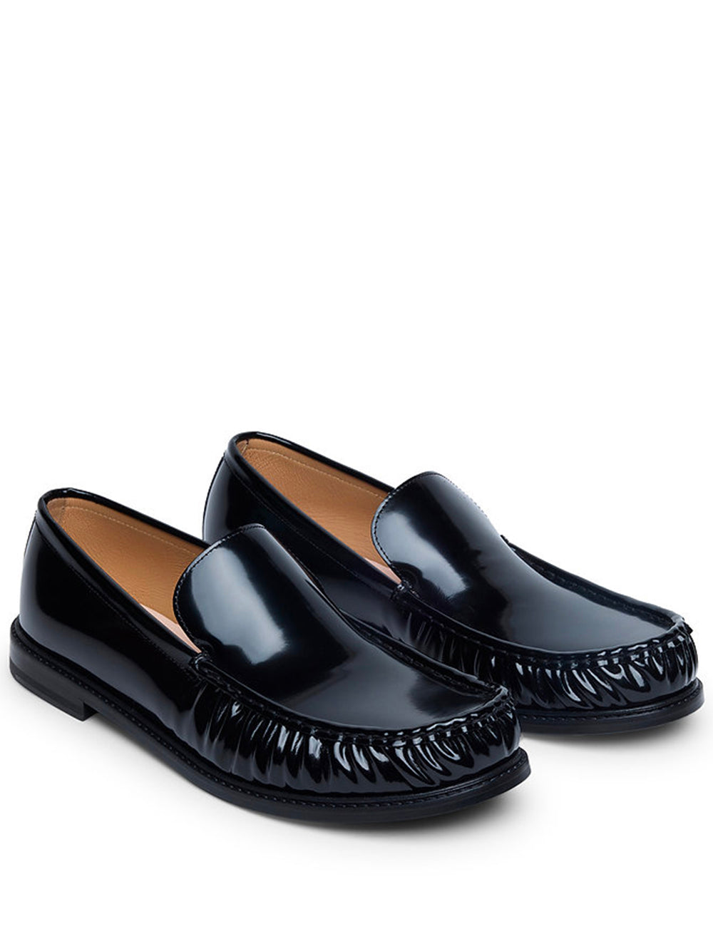 MIRIAL-ROBERT LOAFER-32237CALSHBLA BLACK POLISHED CALF LEATHER