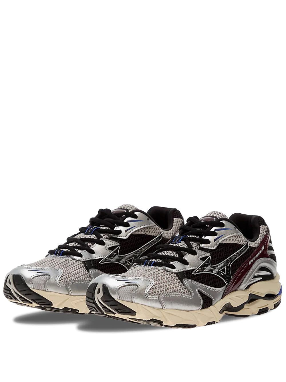 MIZUNO-S.L. WAVE RIDER 10-D1GA210417 17 HARBOR MIST/BLACK/FIG