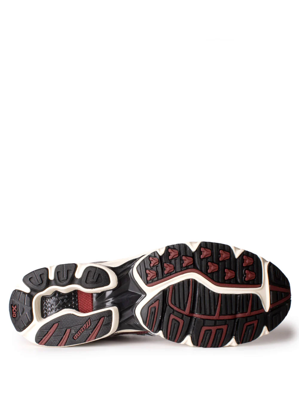 MIZUNO-WAVE RIDER 10-D1GA2431 14 WHITE/BLACK SAND/SYRAH