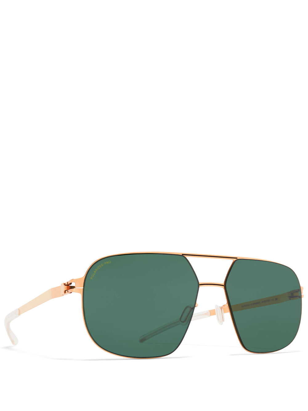 MYKITA-ANGUS-10081982 342 CHAMPAGNE GOLD/BLACK POLARIZED PRO