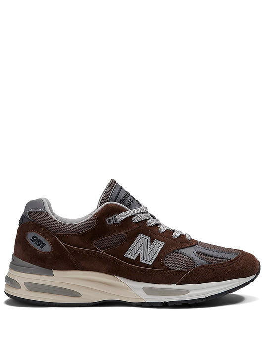 NEW BALANCE-991 V2 - MADE IN UK-U991BR2 PINECONE BROWN