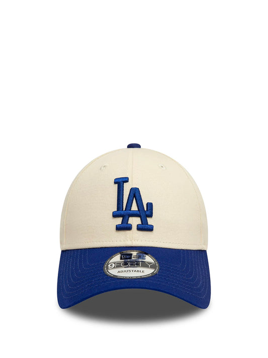 NEW ERA-COLOUR BLOCK 9FORTY - LOS ANGELES DODGERS-60595217 WHITE/BLUE