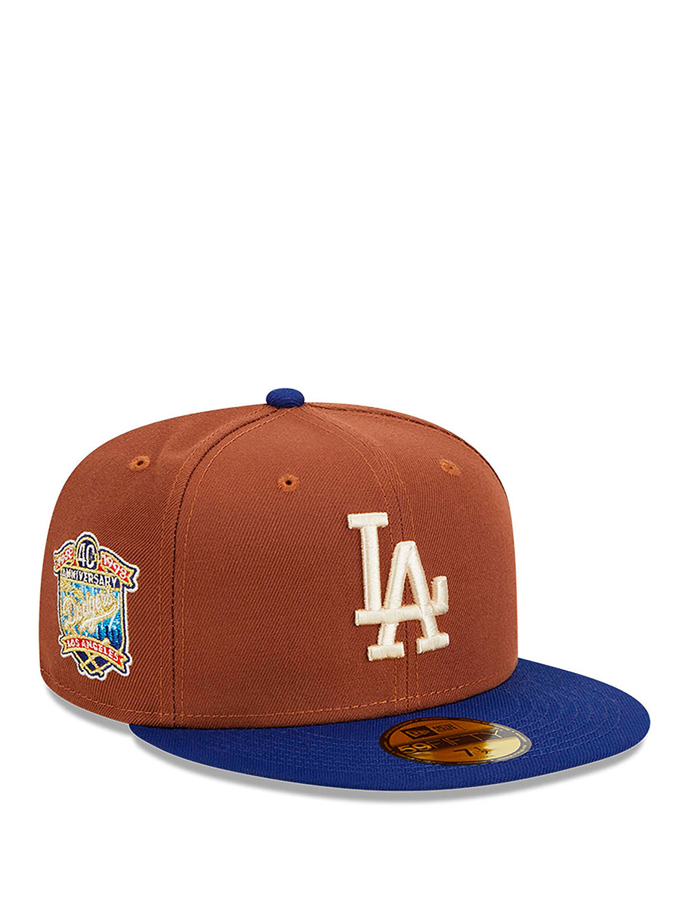 NEW ERA-HARVEST 59FIFTY LOS ANGELES DODGERS 40TH ANNIVERSARY-60426549 BROWN BLUE