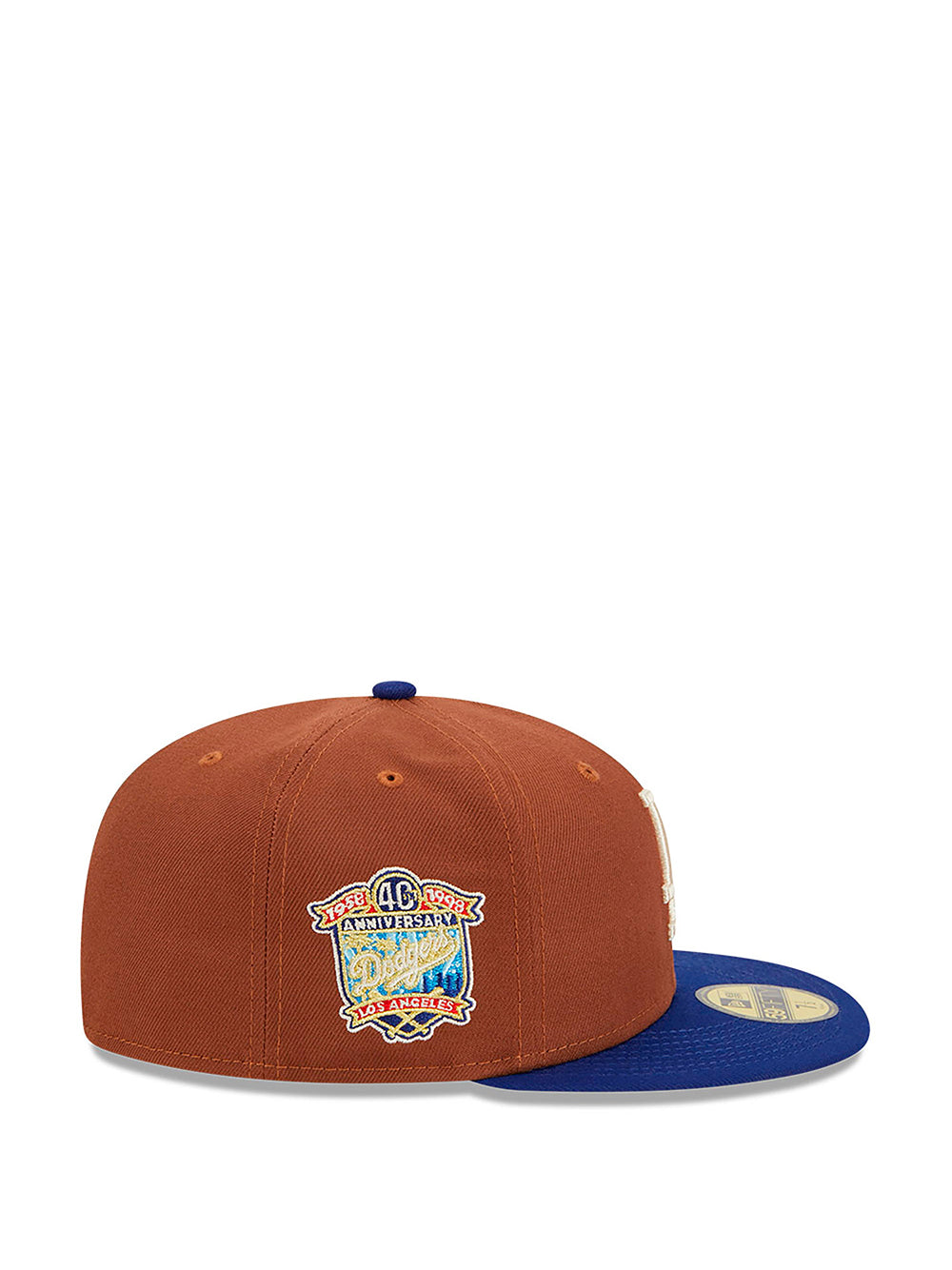 NEW ERA-HARVEST 59FIFTY LOS ANGELES DODGERS 40TH ANNIVERSARY-60426549 BROWN BLUE