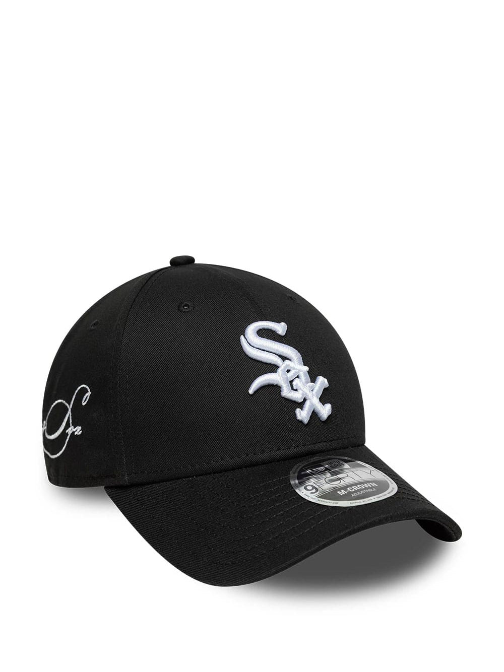 NEW ERA-MLB SIDE SCRIPT 9FORTY - CHICAGO WHITE SOX-60915787 BLACK