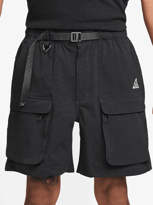 NIKE-ACG "SMITH SUMMIT" CARGO SHORTS-HV0593.010 010 BLACK/ANTHRACITE/SUMMIT WHITE