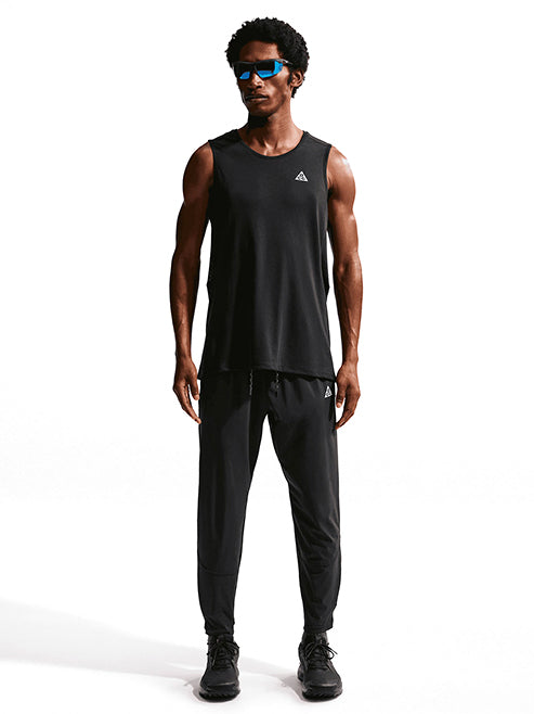 NIKE-ACG "SOLAR CHASE" DRIFIT TANK-IO9689.010 010 BLACK/BLACK/SUMMIT WHITE