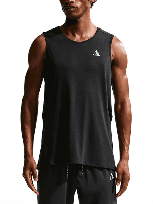 NIKE-ACG "SOLAR CHASE" DRIFIT TANK-IO9689.010 010 BLACK/BLACK/SUMMIT WHITE