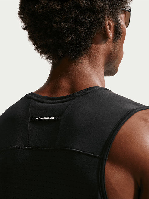 NIKE-ACG "SOLAR CHASE" DRIFIT TANK-IO9689.010 010 BLACK/BLACK/SUMMIT WHITE