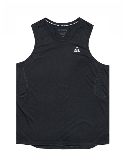 NIKE-ACG "SOLAR CHASE" DRIFIT TANK-IO9689.010 010 BLACK/BLACK/SUMMIT WHITE