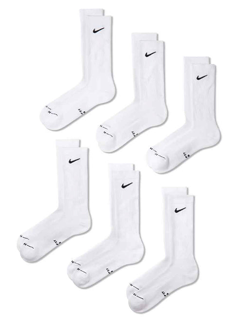 NIKE-EVERYDAY ELEVATED SOCKS 6 PACK-HQ8021.901 901 MULTI
