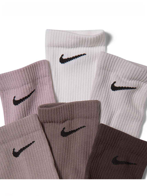 NIKE-EVERYDAY ELEVATED SOCKS 6 PACK-HQ8021.905 905 MULTI