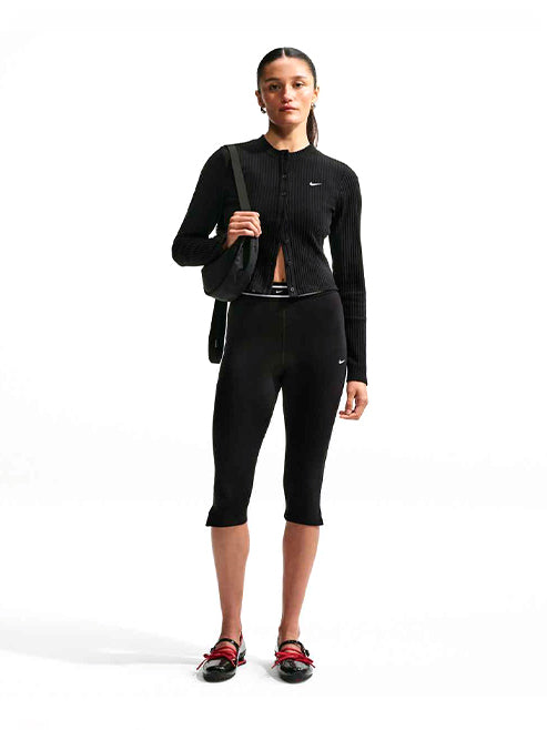 NIKE-NIKE SPORTSWEAR CHILL JERSEY-IM8375.010 010 BLACK/BLACK/WHITE