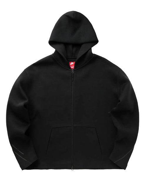NIKE-NIKE TECH FLEECE FULL-ZIP HOODIE-IF1319.010 010 BLACK/BLACK