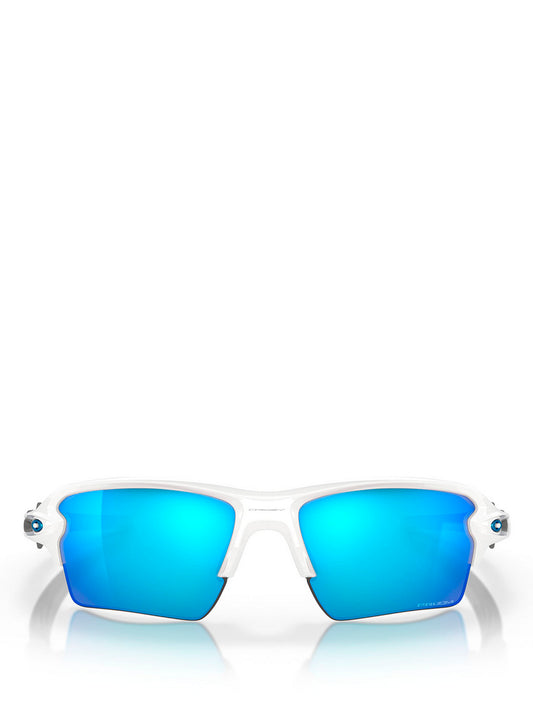 OAKLEY-FLAK 2.0-OO9188 918894 POLISHED WHITE/PRIZM SAPPHIRE