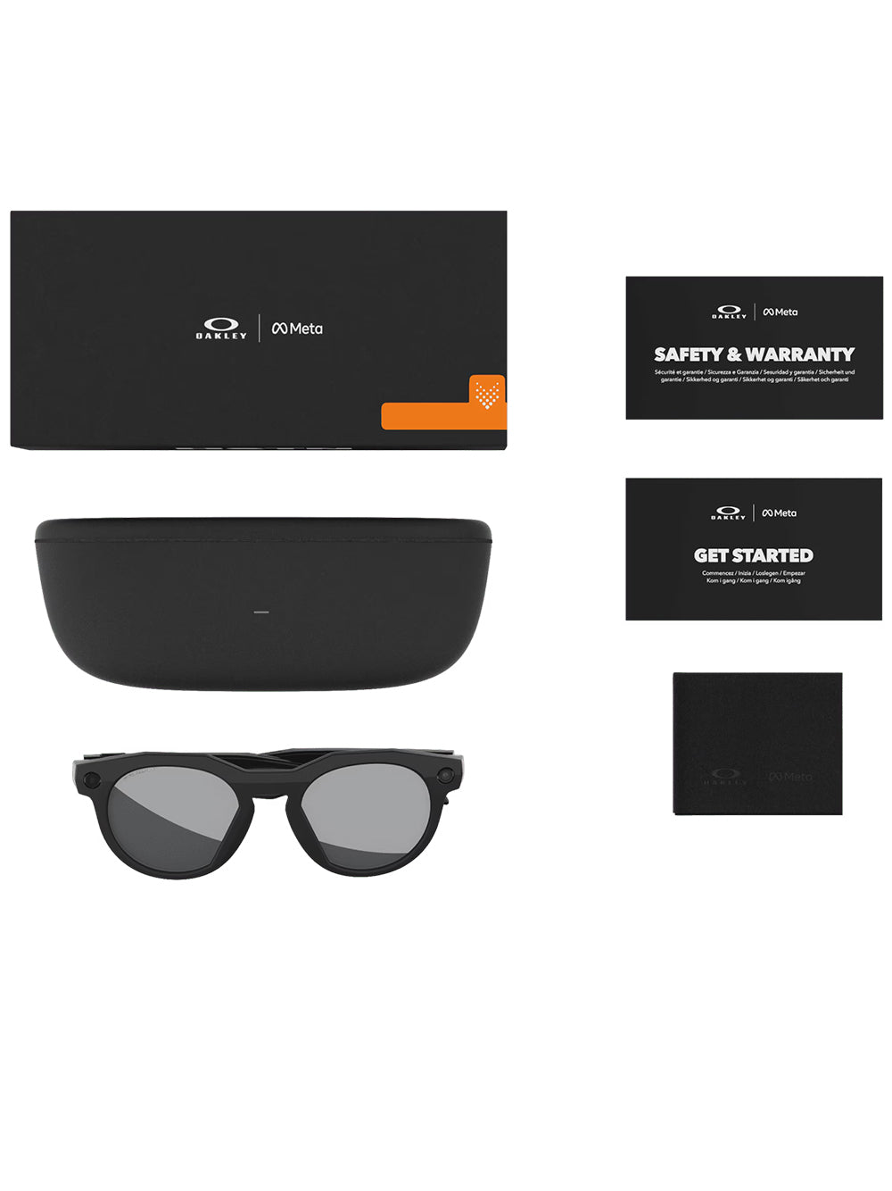 OAKLEY-HSTN OAKLEY META-0OW8002 800203 BLACK/PRIZM BLACK POLARIZED