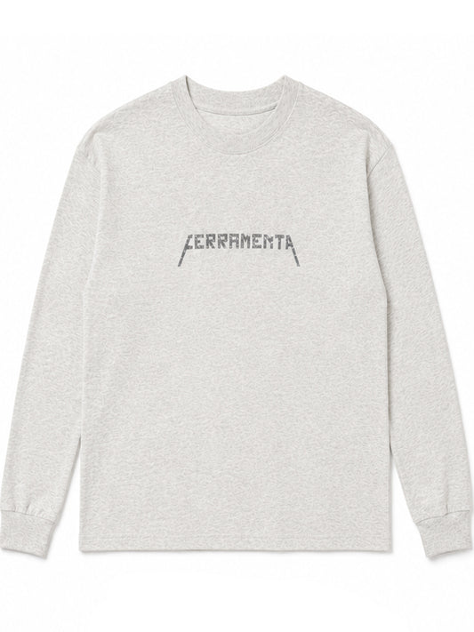 OEL CLUB-GLITTER LONGSLEEVE TEE-LSTG GREY