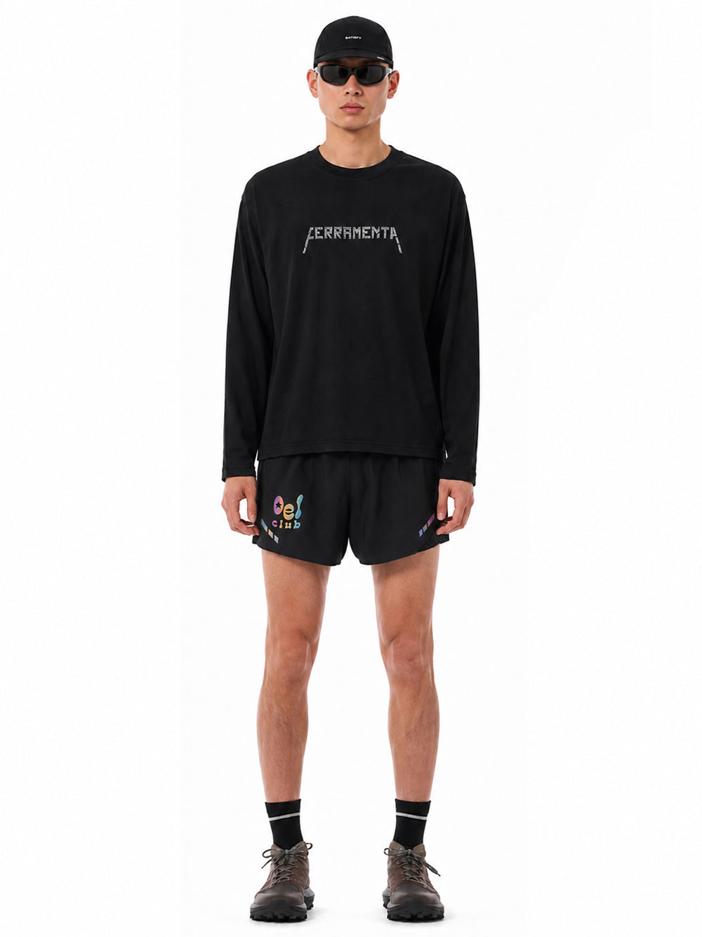 OEL CLUB-OEL CLUB RUNNING SHORT-RSB BLACK