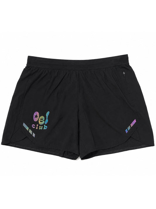 OEL CLUB-TECH SHORTS REFLECTIVE-RSB BLACK