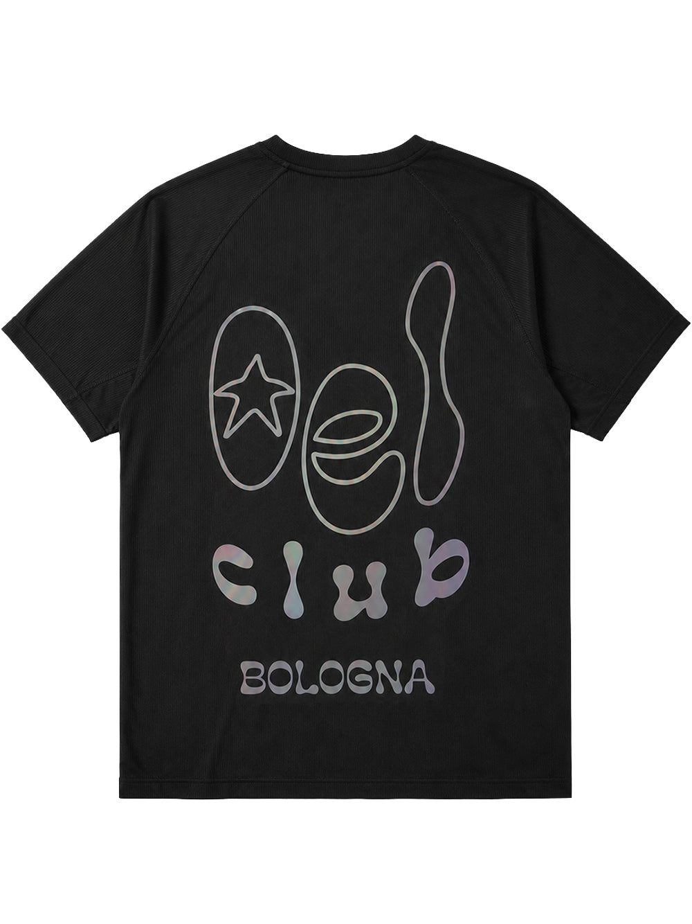 OEL CLUB-TECH TEE REFLECTIVE-RNTR BLACK