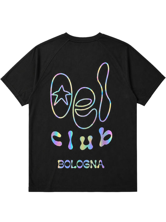 OEL CLUB-TECH TEE REFLECTIVE-RNTR BLACK