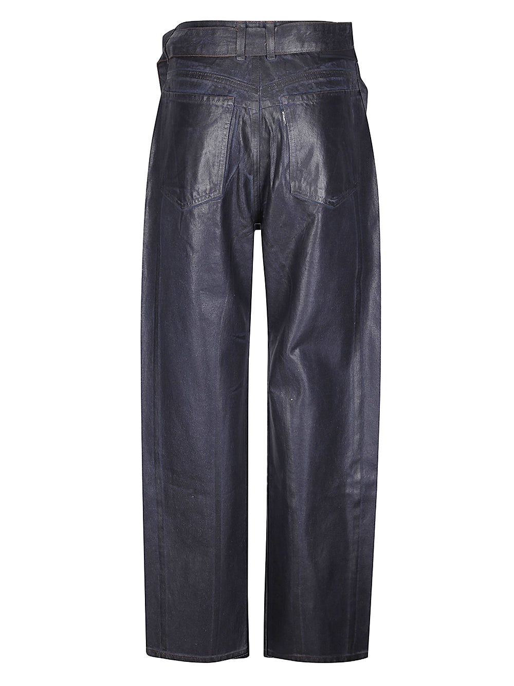 OTTOLINGER-GLAZED BAGGY JEANS-117.203817.05 BLUE/BLACK PAINT