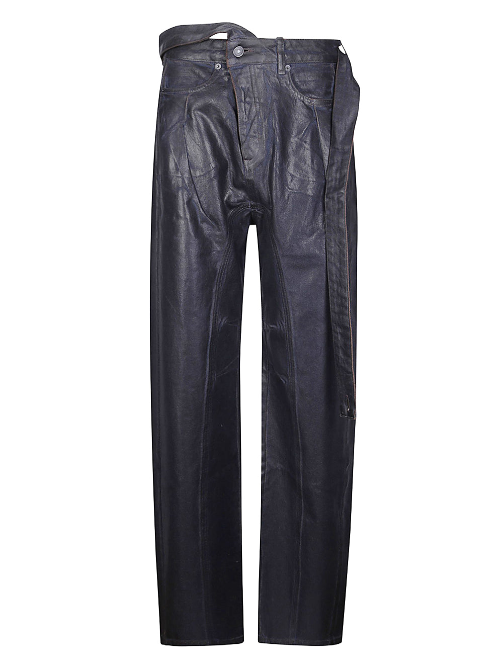 OTTOLINGER-GLAZED BAGGY JEANS-117.203817.05 BLUE/BLACK PAINT