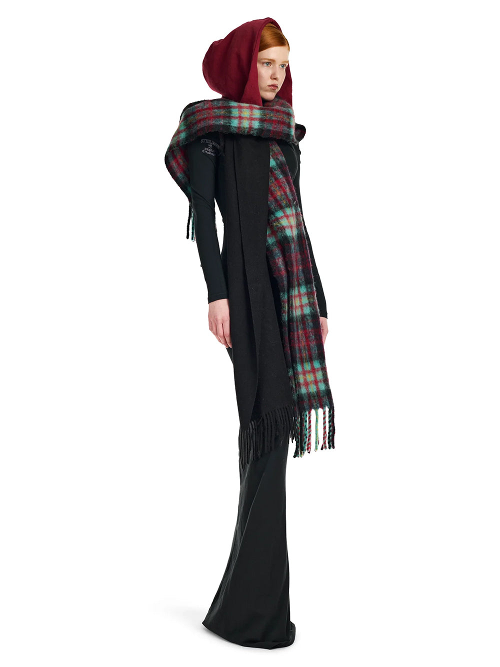 OTTOLINGER-HOODED SCARF-129.902828.03 WASHED BLACK