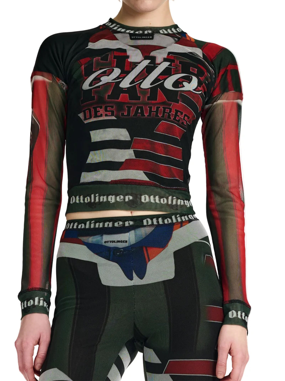 OTTOLINGER-MESH LONGSLEEVE-101.110701.01 SPORTY POLO
