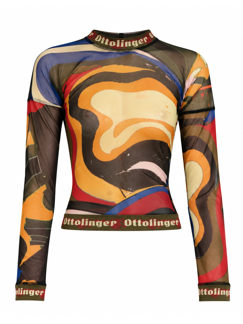 OTTOLINGER-MESH LONGSLEEVE-101.110701.02 PSYCHEDELIC